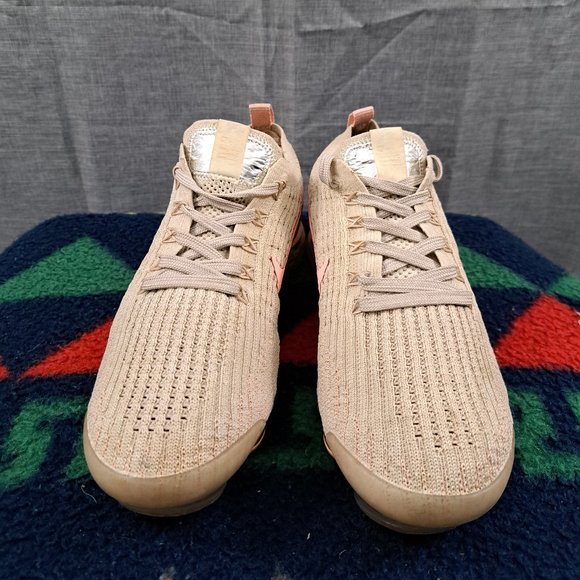 Nike Air Vapormax Flyknit 3 Light Cream CT1274-200 Women’s Size 7 Year 2020 - Picture 9 of 13